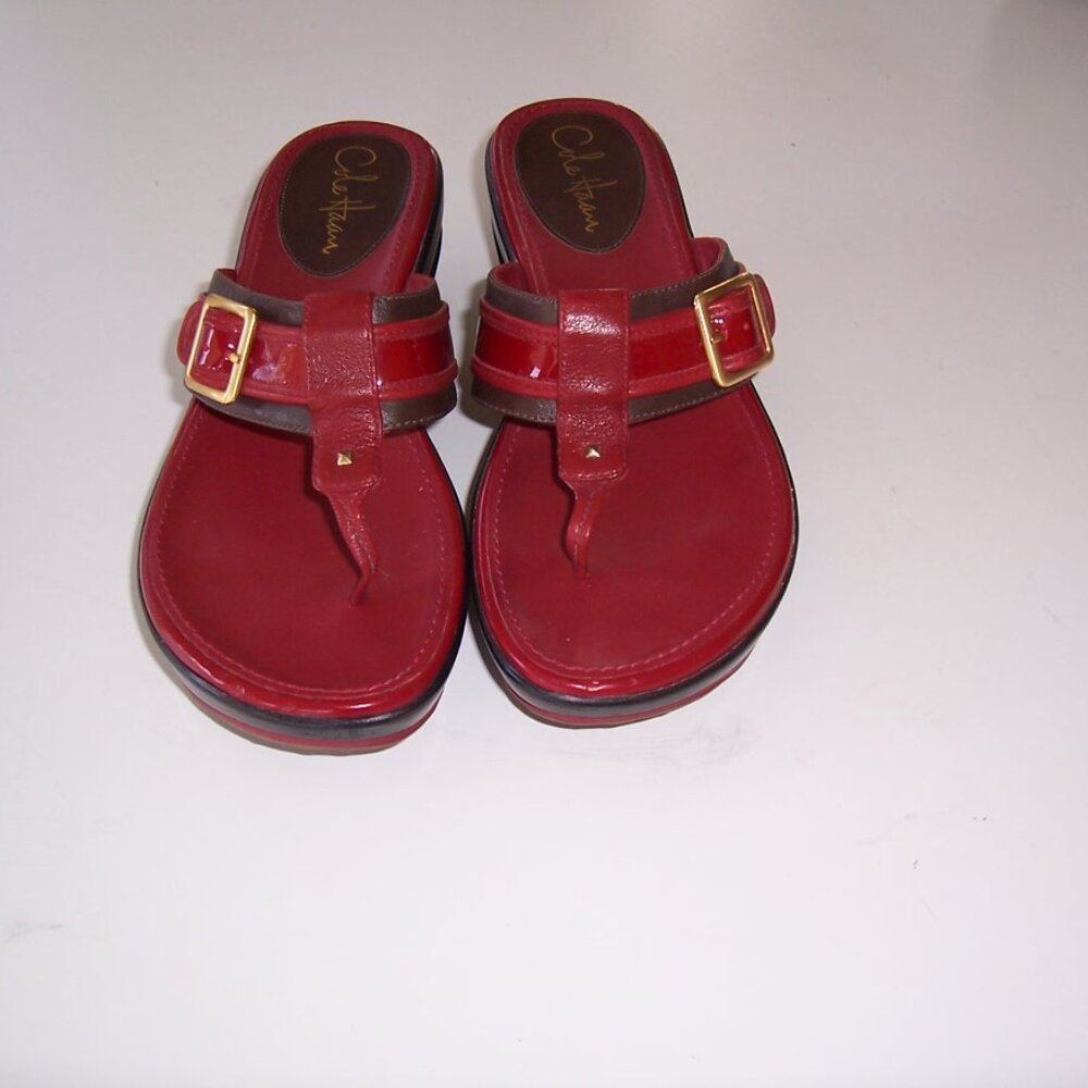 Cole Haan Nike Air Red Thong Sandal Size 8